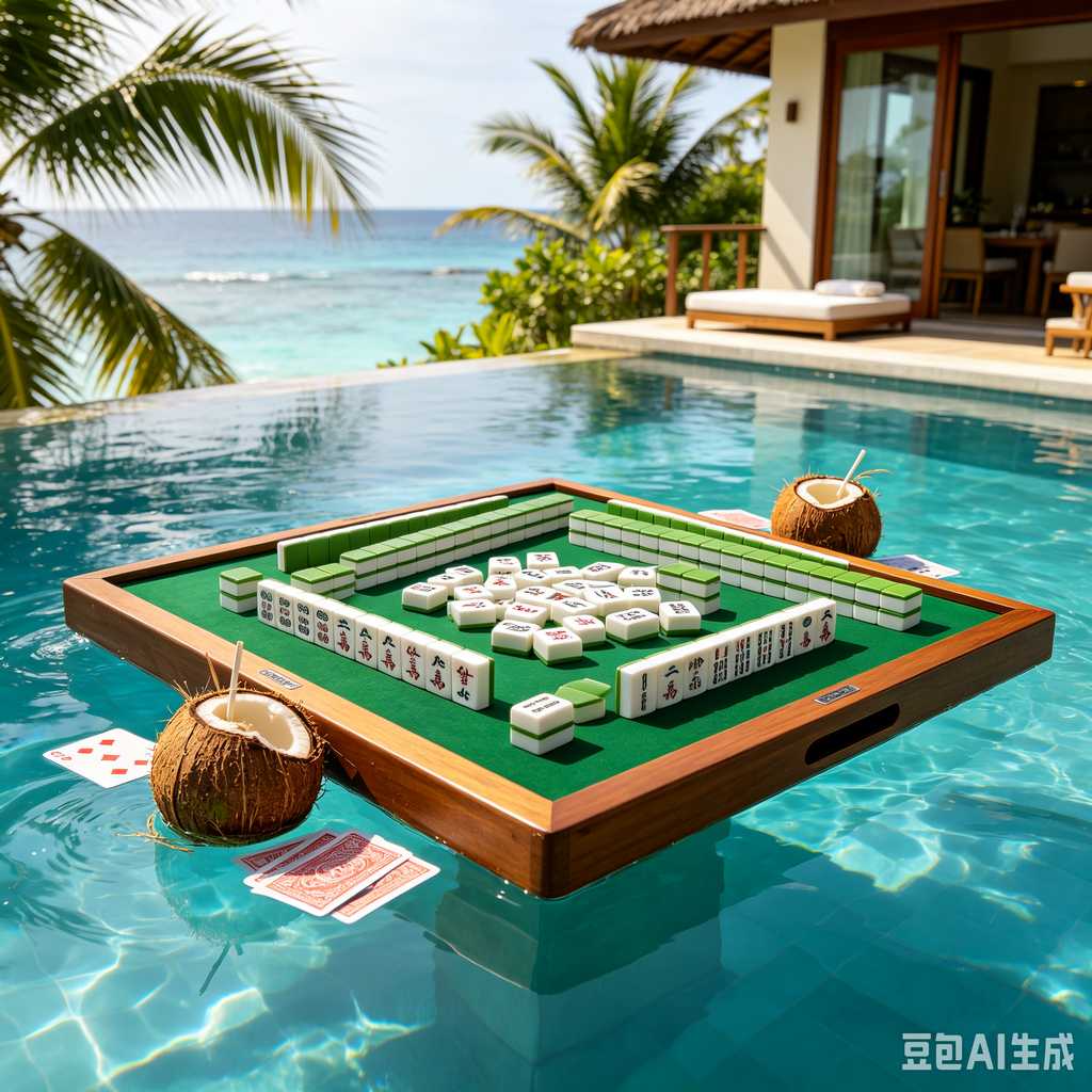 floral design mahjong set
